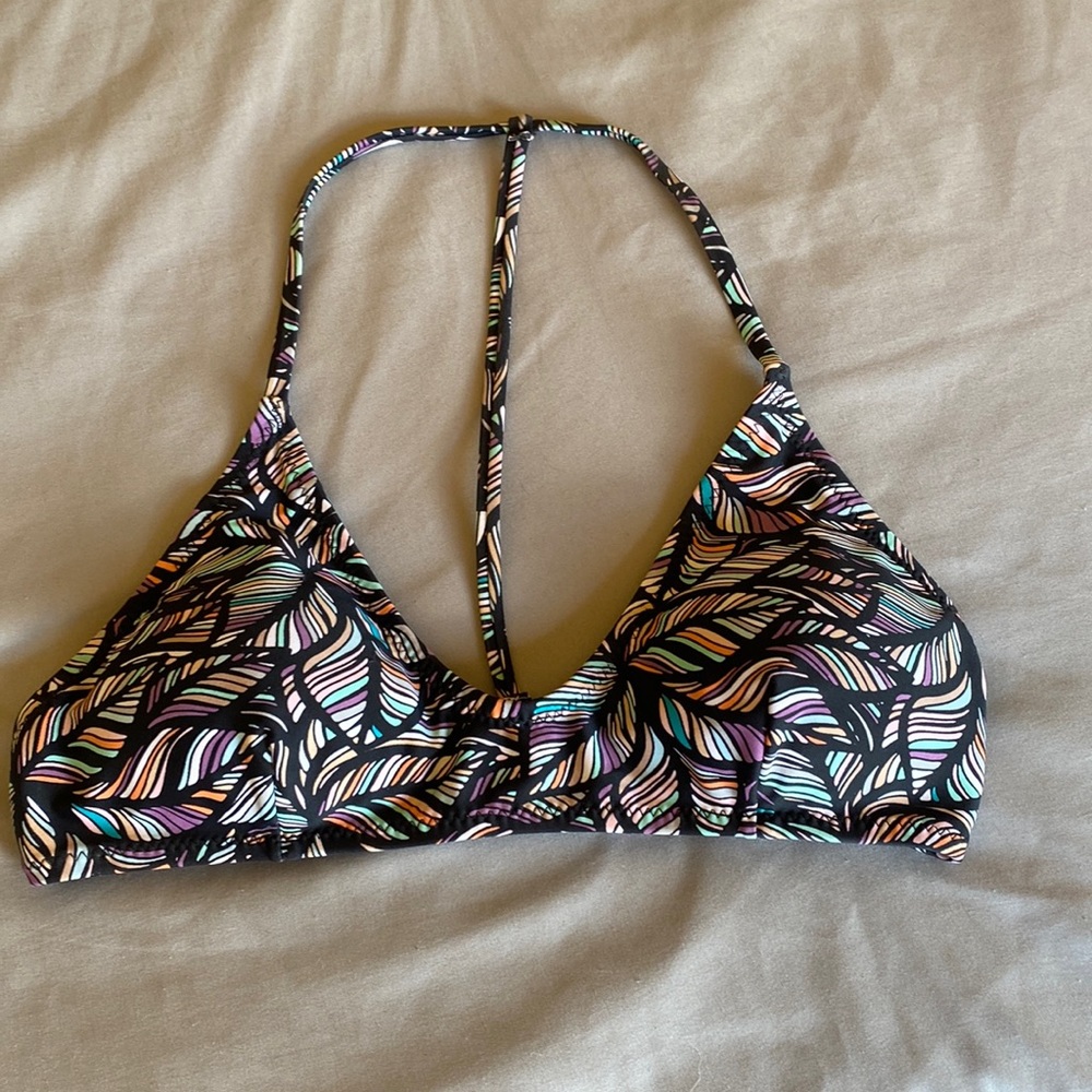 Multicolored bikini top size S